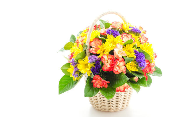 cesta de flores
 - Foto, Imagem