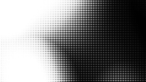 Piste valkoinen musta kuvio kaltevuus rakenne tausta. Abstrakti pop art halftone ja retro tyyli. - Valokuva, kuva