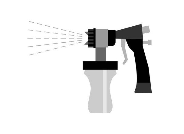 Εικονογράφηση διάνυσμα ενός γκρι και μαύρο μαυρίσματος μηχάνημα - Διάνυσμα, εικόνα
