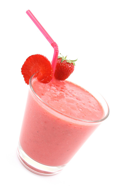 Strawberry smoothie - Фото, изображение