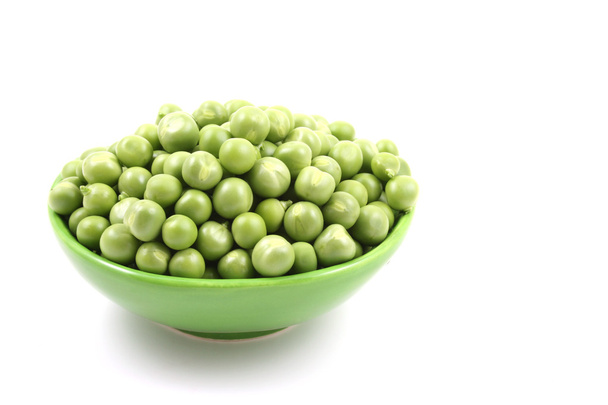 mísa sweet peas izolované na bílém - Fotografie, Obrázek