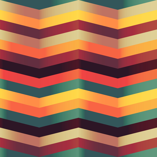 ZigZag chevron seamless pattern or background with shadow - Vector, Image