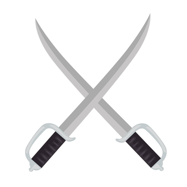 Schwerter Piratenwaffen - Vektor, Bild
