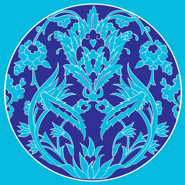 Османська мотивів дизайн серії з двадцять один лінійний - Вектор, зображення
