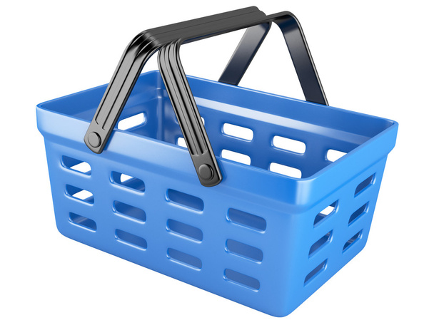 3d plastic shopping basket - Fotó, kép