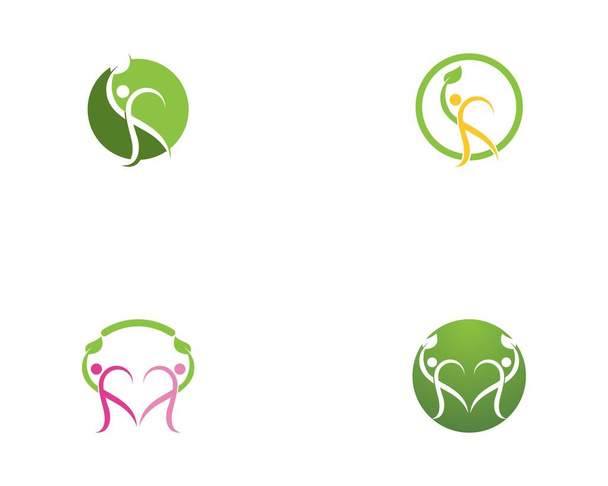 Az egészségi állapot logójának mintája - Vektor, kép