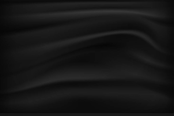 Μαύρο αφηρημένο φόντο με γεωμετρικά στοιχεία πολυτελείας διαβάθμισης - Διάνυσμα, εικόνα