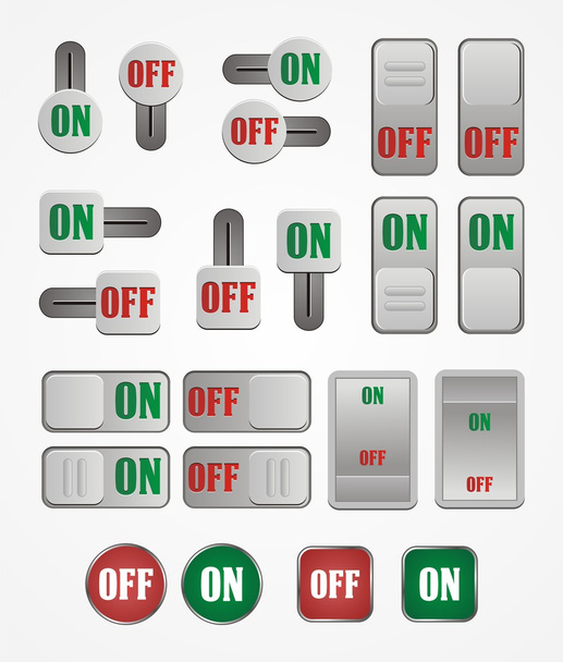 On off switch - Vector, Image