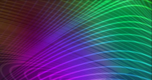 Animation multicolore sombre en boucle 4K avec des lignes nettes. - Séquence, vidéo
