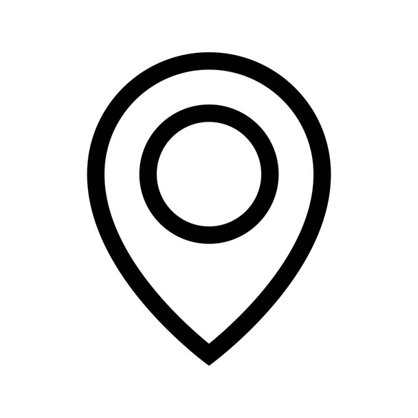 location map maps icon in Outline style - Vector, Image
