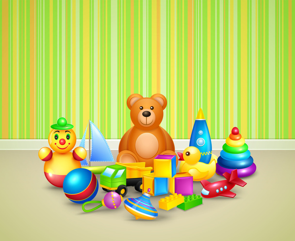 Play room background - Vector, Image