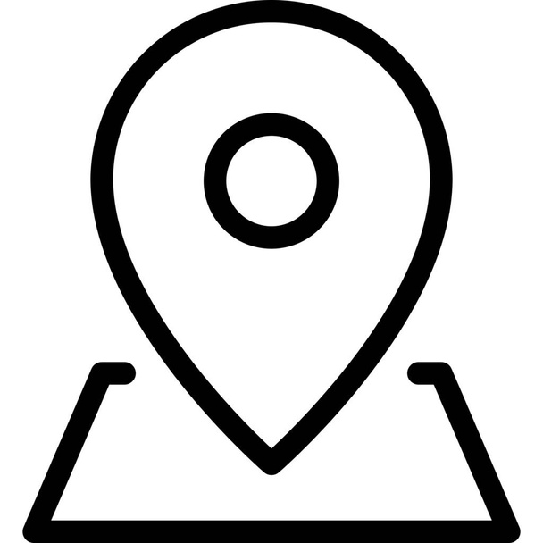 地理位置情報地図のアイコン地図&ナビゲーションカテゴリ - ベクター画像
