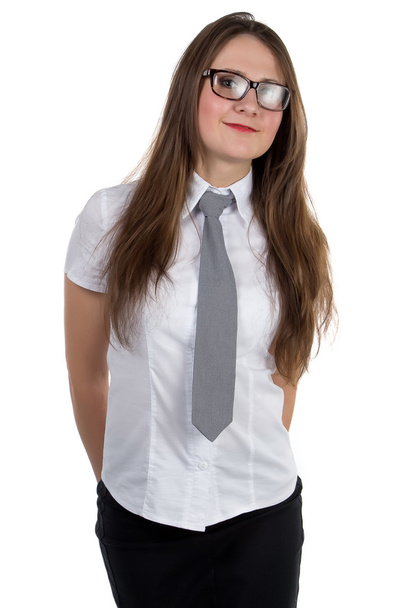 Portrait of businesswoman weared glasses - Zdjęcie, obraz