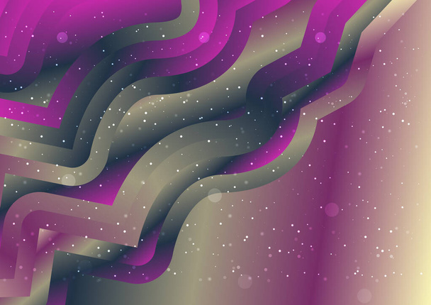 абстрактный цвет фона с волнистыми линиями, шаблон с текстурой движения, и сияющий размытый шаблон случайным образом  - Вектор,изображение