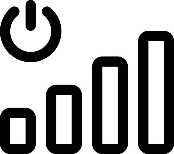 bar connection indicator icon - Vector, Image