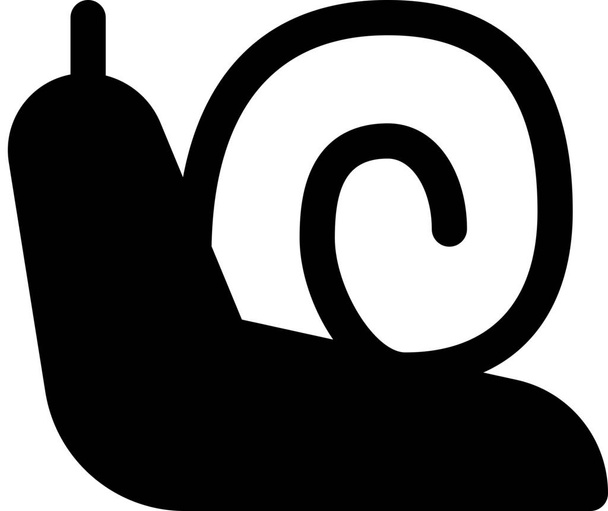 snail gastropod moist icon - Vector, Image