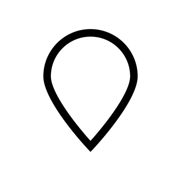 location map marker icon in Outline style - Vector, Image