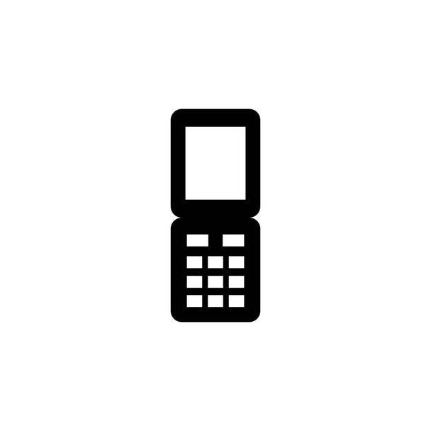 значок мобільного телефону мобільного телефону в стилі Solid
 - Вектор, зображення