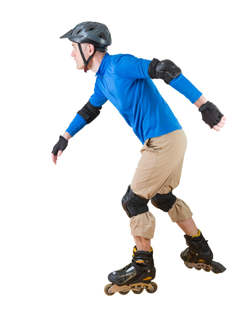 人のローラー スケート - 写真・画像