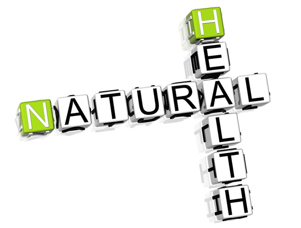 natuurlijke gezondheid kruiswoordraadsel - Foto, afbeelding