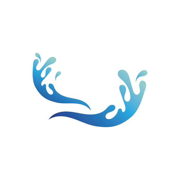 eau éclaboussure nature logo et symbole vecteur - Vecteur, image