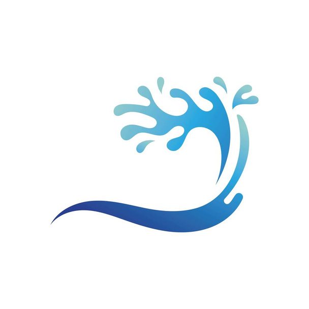 eau éclaboussure nature logo et symbole vecteur - Vecteur, image