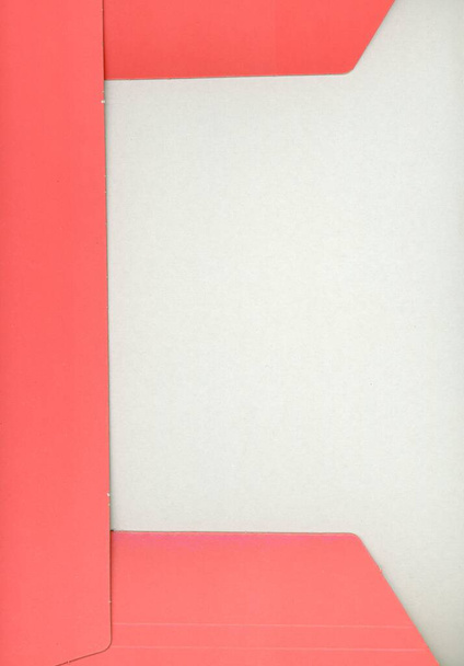 puste A4 różowy folder dla dokumentów biurowych - Zdjęcie, obraz