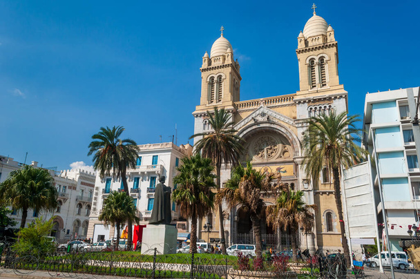 Cattedrale di Saint Vincent de Paul a Tunisi. - Foto, immagini