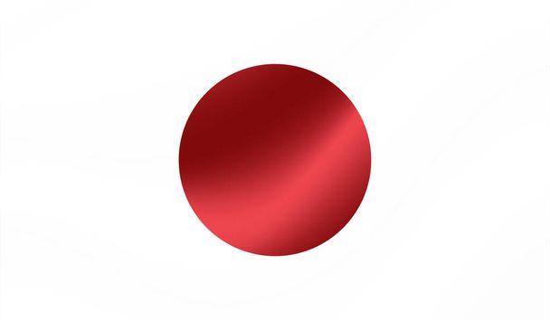 Grunge vector Japón bandera colorido para la web y el trabajo de diseño - Vector, imagen