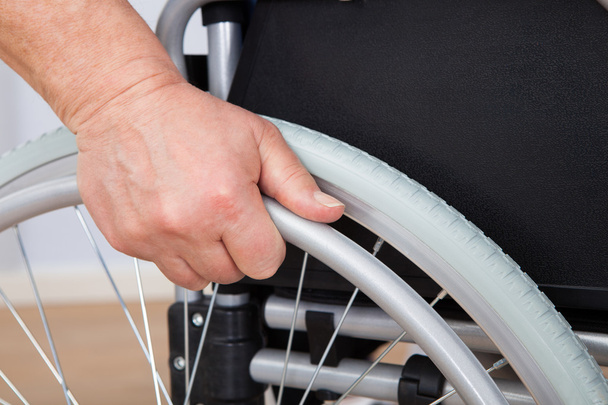 Senior Man In Wheelchair - 写真・画像