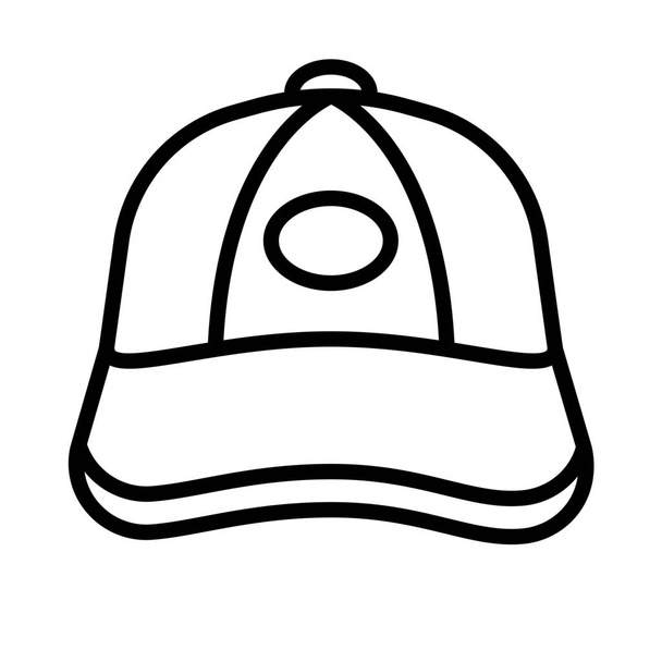 Mütze Mode Bekleidung Ikone - Vektor, Bild