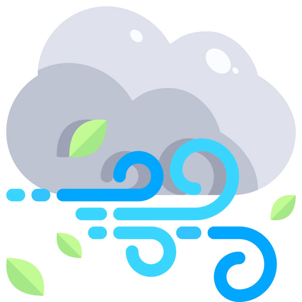 icône météo nuage brise dans la catégorie Météo - Vecteur, image