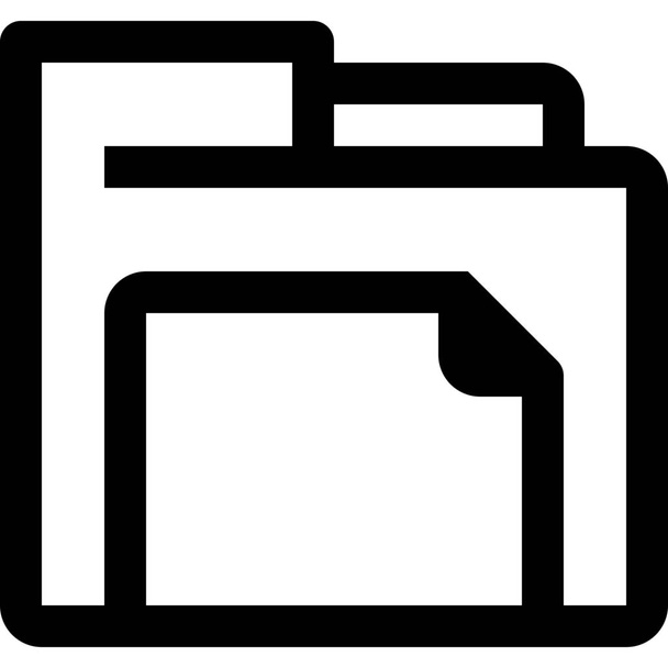 archivio icona del file di documento in stile contorno - Vettoriali, immagini
