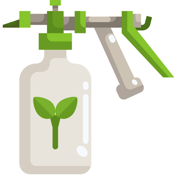 ícone de bug anti atomizador na agricultura, agricultura e jardinagem categoria - Vetor, Imagem