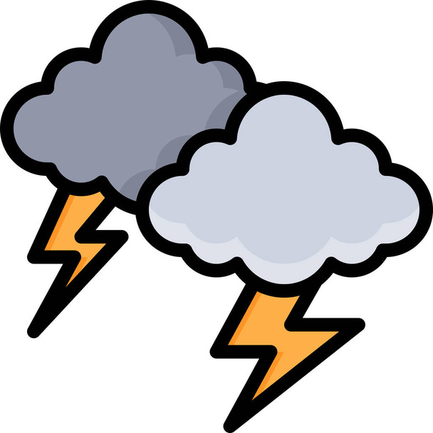 icône météorologie orage dans la catégorie Printemps - Vecteur, image