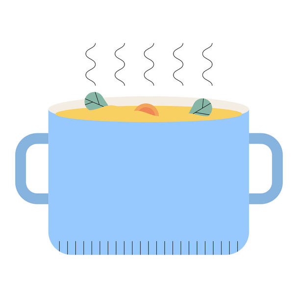 スープ料理クリームアイコン - ベクター画像