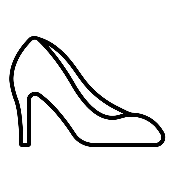 high heels heel wear icon - Vetor, Imagem