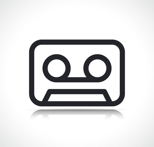 Vector illustration of voice mail recorder icon - Vector, Image