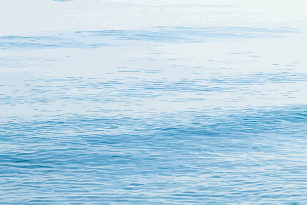 Surface d'eau bleue avec de petites vagues. L'abstraction. - Vecteur, image