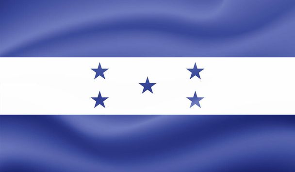Прапор Гондурасу з текстурою гранджу. Векторний фон. - Вектор, зображення