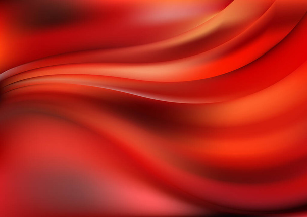 fondo de color abstracto con líneas onduladas, plantilla de seda con textura de movimiento y patrón borroso brillante al azar,  - Vector, imagen