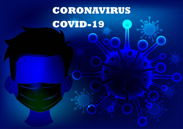 concept How to prevent the spread virus of COVID-19 by graphics vector illustration   - Vector, Image