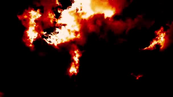 Burning Clouds - Materiał filmowy, wideo