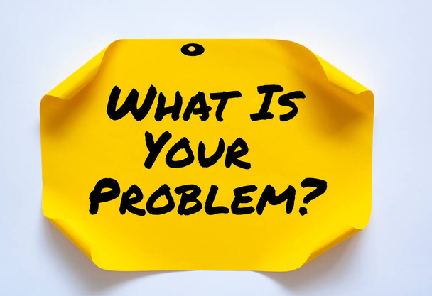 What Is Your Problem? write on Sticky Notes. Motivation conceptual Image - Photo, Image