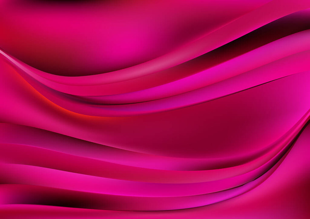 fondo de color abstracto con líneas onduladas, plantilla de seda con textura de movimiento y patrón borroso brillante al azar,  - Vector, Imagen