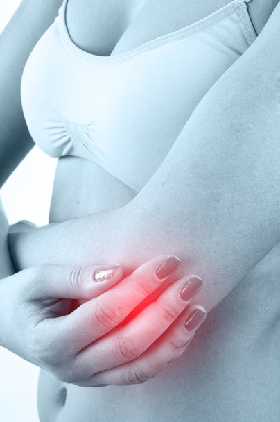 Elbow pain - Photo, Image