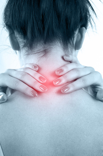 Pain in neck - Photo, Image