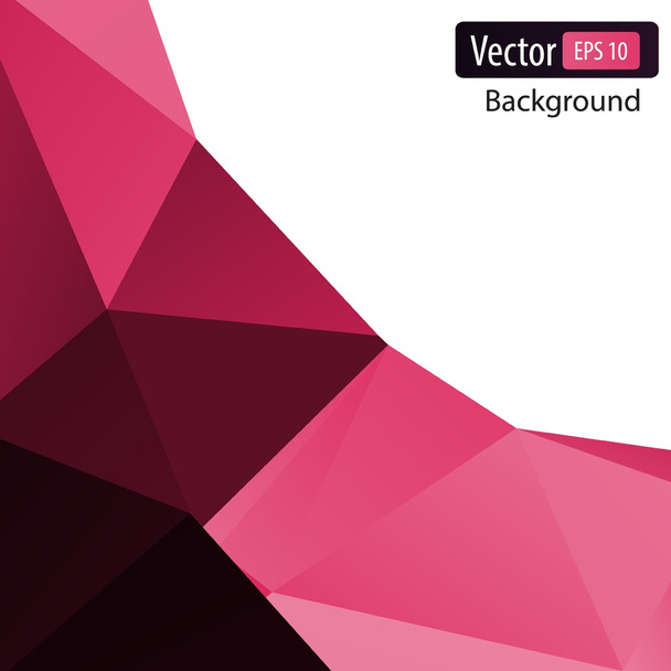 Vektor dynamischer polygonaler Hintergrund - Vektor, Bild