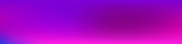 紫、ピンク、ターコイズ、ブルーグラデーションの光沢ベクトル背景。真珠のようなグラデーションオーバーレイビブラントフォーカスされていないカバー。夢のネオン明るいトレンディな壁紙。ワイド水平ロンググラデーション｜バナー. - ベクター画像