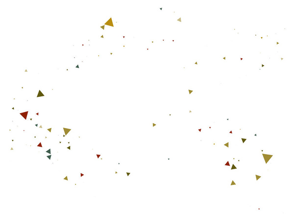 Driehoek Explosie Confetti. Textured Data Particles Bang. Bewegende verbrijzelde Elementen. Driehoeken Blast Flying Confetti. Gebroken glazen explosief effect. Ontplofte Star Shatter. Exploded Star Design. - Vector, afbeelding